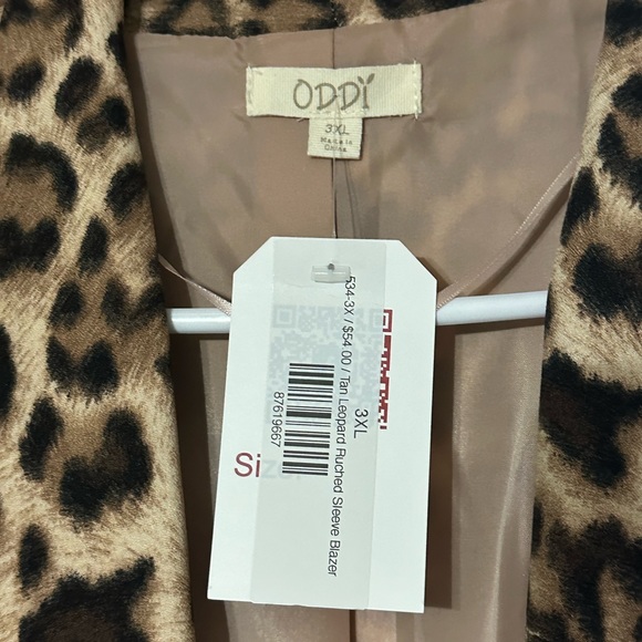 Plus leopard blazer - Picture 2 of 2